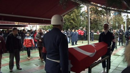 Uçak kazasında şehit olan Astsubay Ömer Kadir Arlı son yolculuğuna uğurlanıyor