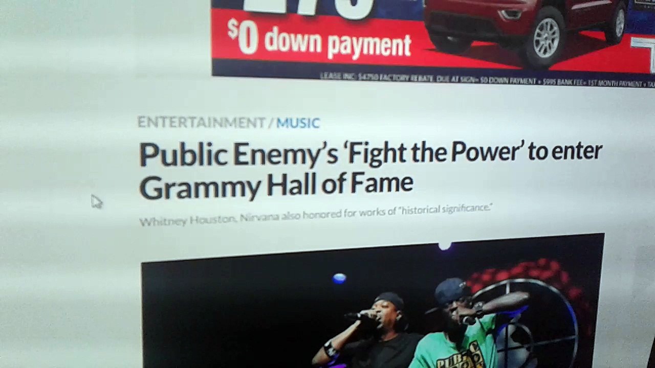 Congratulations to Public Enemy for being inducted to Grammy Hall of Fame