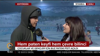 Buz pateni pisti açıldı