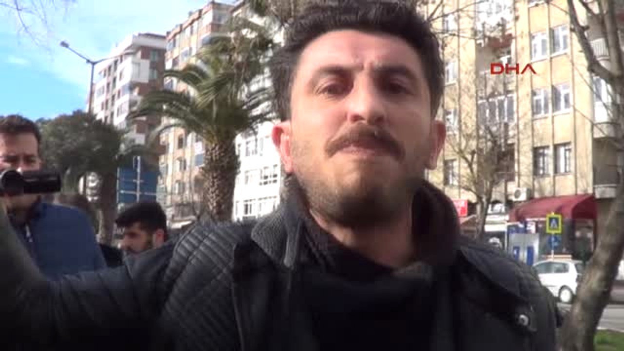 Samsun Eski Eşe Adliye Önünde Tepkiye Polis Müdahalesi