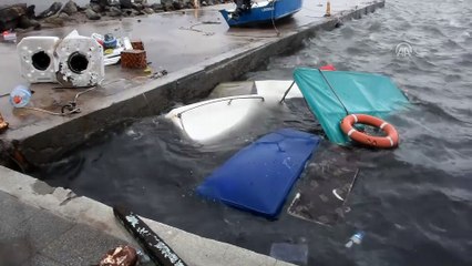 Bodrum'da sağanak ve fırtına etkili oluyor - MUĞLA