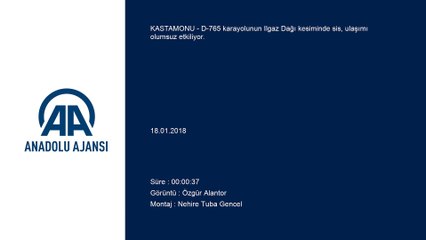Ilgaz Dağı'nda sis etkili oluyor - KASTAMONU