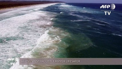 Drone salva-vidas faz resgate na Austrália