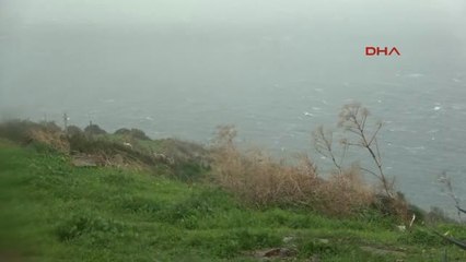 Muğla-Bodrum'u Şiddetli Rüzgar Vurdu