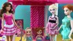 Elsa & Anna Toddlers go Cinema & Shopping at Barbies Mall! Chocolate Pretzels! Dress Up +Shoes!