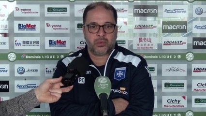 Conférence de presse de Pablo Correa avant US Orléans - AJA