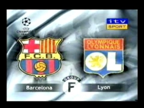 Gregory Coupet Barcelone - Olympique Lyonnais (parade de