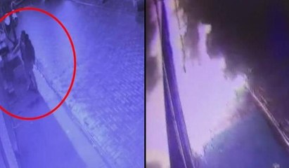 Kundakçı dükkanı yakmak isterken kendini yaktı