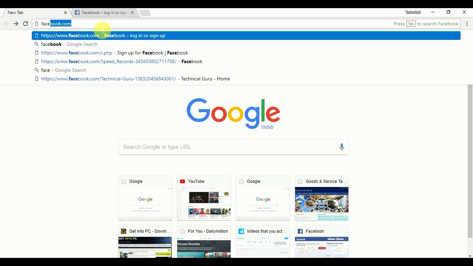 How to make account on facebook -Dailymotion