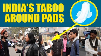 How people react when a woman questions about sanitary pads in public? | Oneindia News
