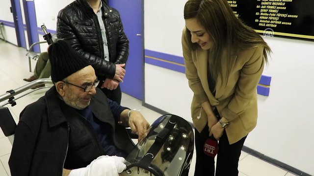 Evi yanan yaşlı adam kedisine kavuştu - BOLU