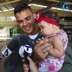 Policial do Notaer reencontra família de bebê que ele salvou