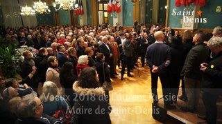 Cérémonie des voeux de Laurent Russier, maire de Saint-Denis