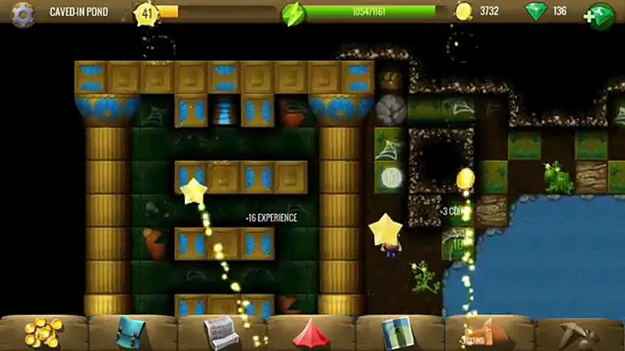 Caved-in pond - Diggy's Adventure