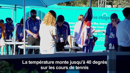 Tennis: Vague de chaleur à l'Open d'Australie