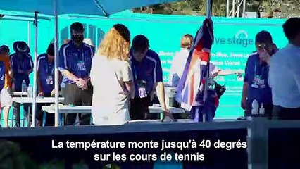 Tennis: Vague de chaleur à l'Open d'Australie