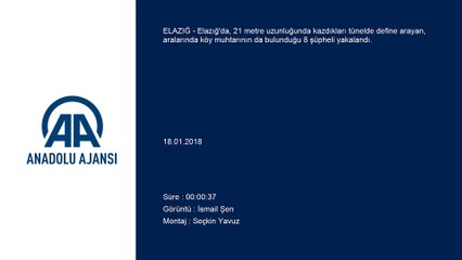 Elazığ'da define arayanlar suçüstü yakalandı