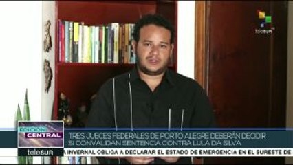 Continúan manifestaciones de apoyo a Lula en Brasil