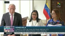 Canciller Malki: Venezuela es ejemplo para el pueblo palestino