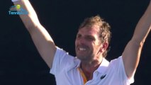 Open d'Australie 2018 - Julien Benneteau vainqueur de David Goffin : 
