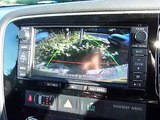 Reversing camera in action in the Mitsubishi Outlander