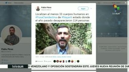 México: más de 30 cuerpos localizados en fosas comunes en Nayarit