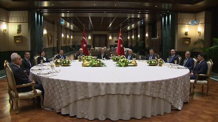 Cumhurbaşkanı Erdoğan, yasama, yürütme ve yargı organı temsilcileri ile bir araya geldi