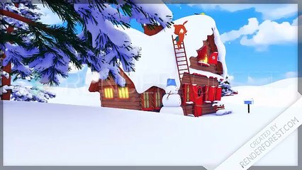 Nice Fox Cartoon With Jingle Bell Sound