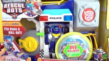 Transformers Rescue Bots Cuartel de Policia Robots y Ladrones