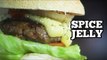 Spice Jelly Burger - Hamburguer de Patinho e Acém - Hamburguer Caseiro - Sanduba Insano