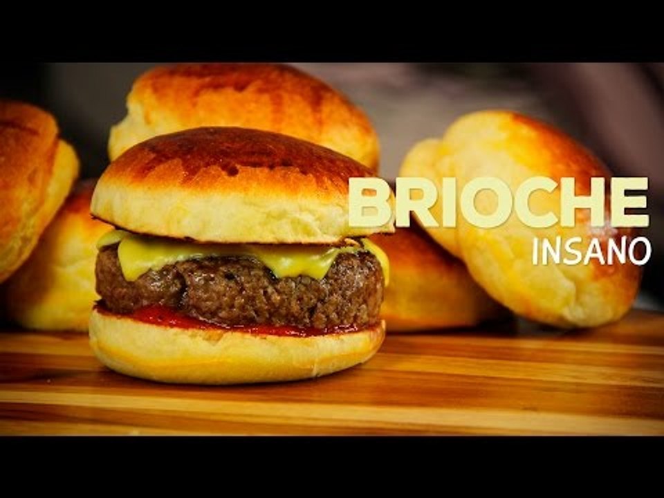 Brioche - Pão de hamburguer - Brioche de Hamburguer Caseiro - Sanduba Insano