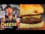 Hambúrguer Artesanal com Creme de Jalapeño - Sanduba Insano