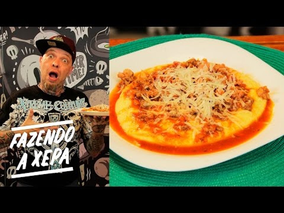 Como fazer Polenta Cremosa - Fazendo a Xepa