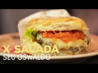 X-Salada Caseiro do Seu Oswaldo - Sanduba Insano