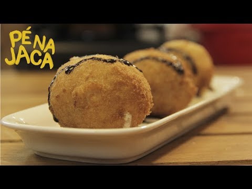Como fazer Tempura de Sorvete - Sorvete Frito - Pé na Jaca