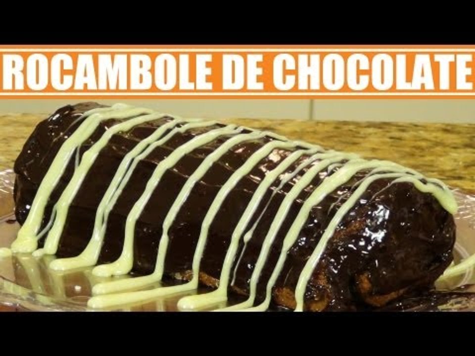 Receita de Rocambole de Chocolate Fácil - Web à Milanesa