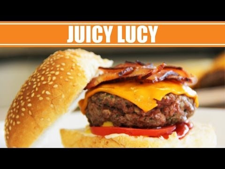 Receita de Juicy Lucy (Hambúrguer Caseiro) - Web à Milanesa ft. BBQ em Casa