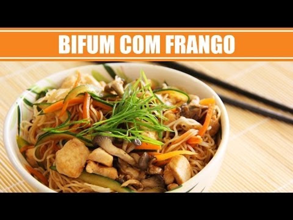 Receita de Bifum com Frango e Legumes - Web à Milanesa