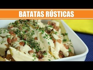 Receita de Batatas Rústicas com Queijo - Web à Milanesa