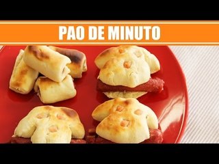 Receita de Pão de Minuto e HotDog - Web à Milanesa