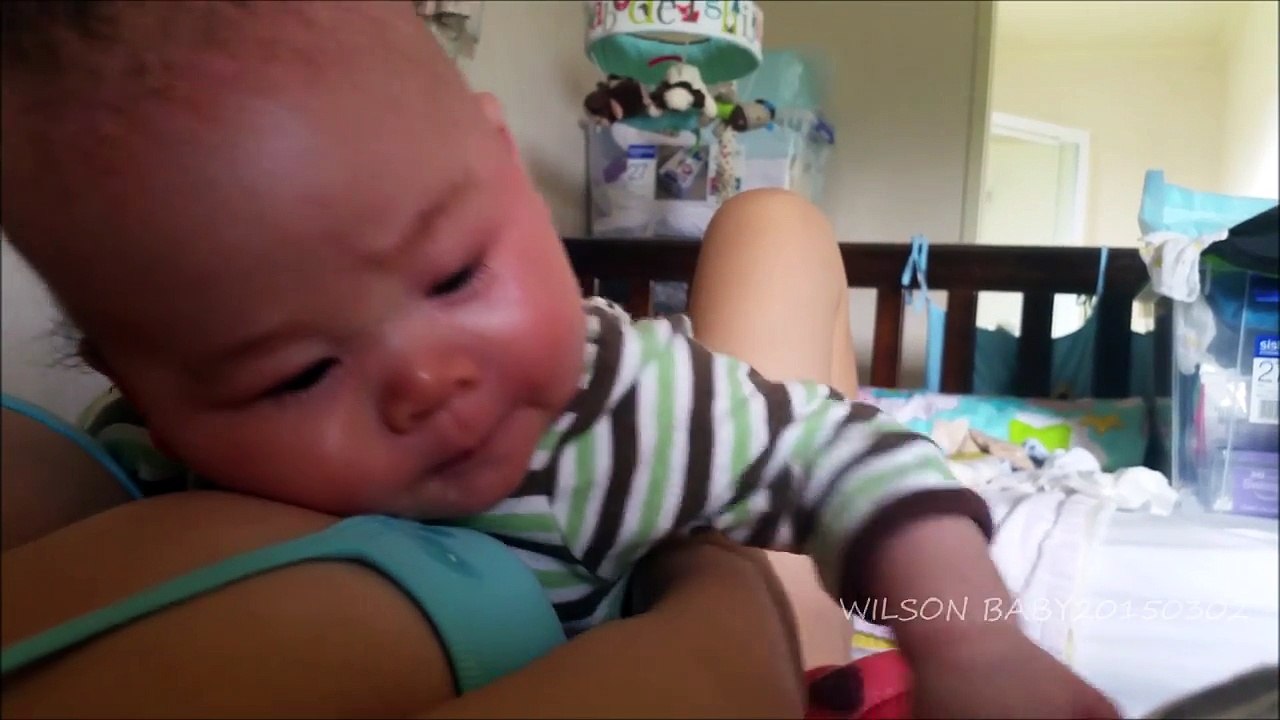 Day86 - Wilson Hungry Baby Crying, That Evening Hes Drunk on Milk Vlog