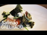 Salmão Grelhado com Salada Morna de Algas - Web à Milanesa