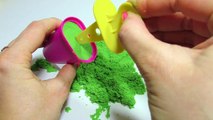 DIY How To Make Kinetic Sand Ice Cream for Baby Doll & Learn Colors with Finger Family Kinetic Sand