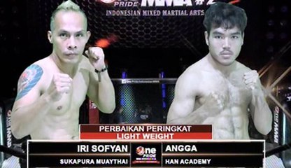 One Pride MMA Light Weight, Iri Sofyan VS Angga