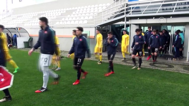 Hazırlık maçı - 17 Yaş Altı Milli Futbol Takımı, Romanya ile 0-0 berabere kaldı - ANTALYA