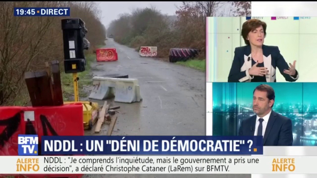 NNDL: "Nous mettrons les moyens" pour que la ZAD soit "supprimée", assure Christophe Castaner
