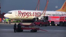Trabzon Havalimanı'nda pistten çıkan uçak, kenara alındı - TRABZON
