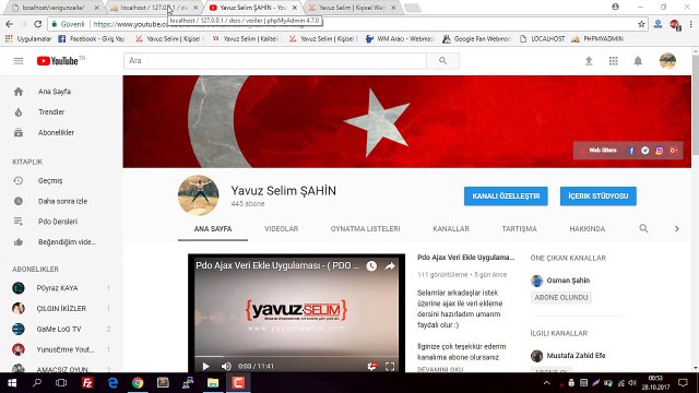 PDO Ajax Veri Güncelleme