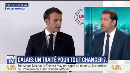 Immigration: "On ne se comporte pas en matamore", dit Castaner sur le traité franco-britannique