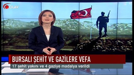 Bursa'lı şehit ve gazilere vefa